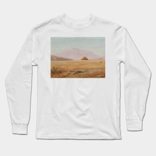 Mountain Plateau with Hut by Frederic Edwin Church Long Sleeve T-Shirt